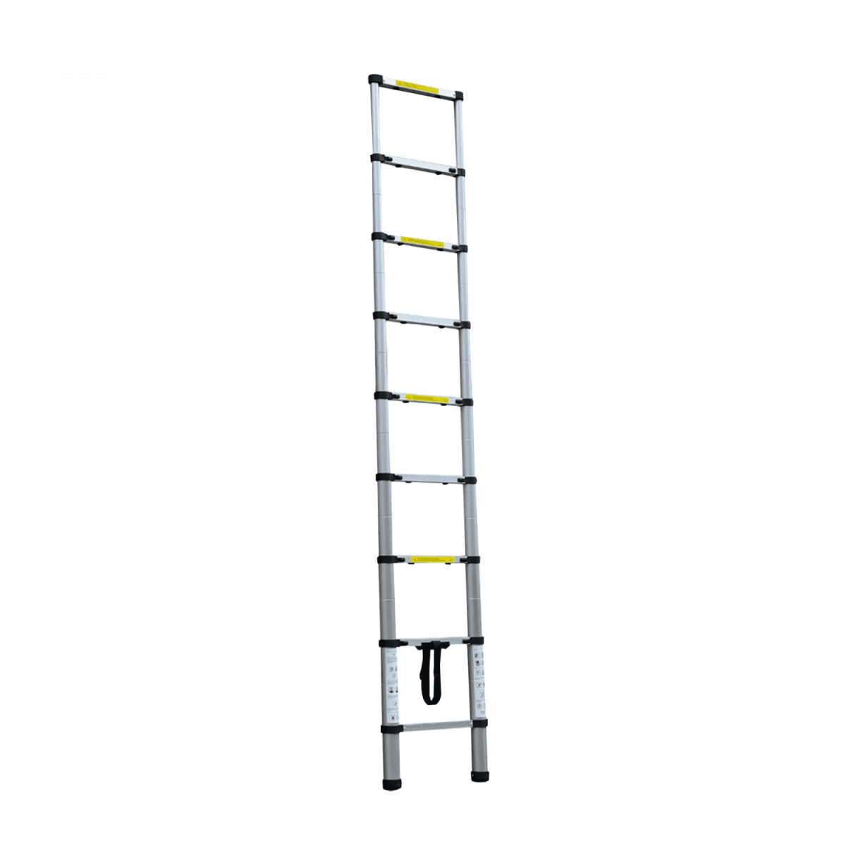 Herzberg HG-5380: Multi-Purpose Aluminum Telescopic Extension Ladder - 3.8M - Veilingcoach.be