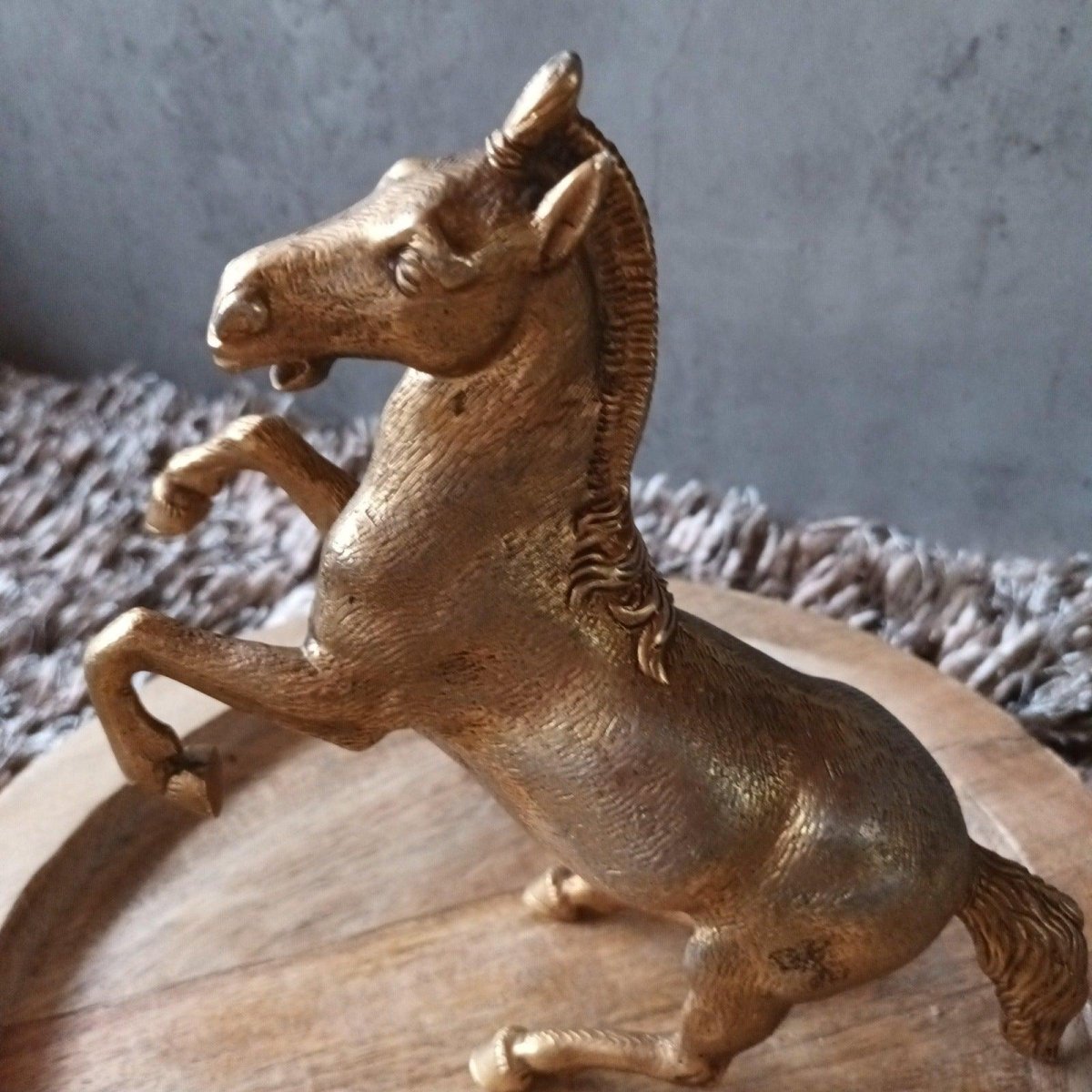 Vintage sculptuur paard. - Veilingcoach.be