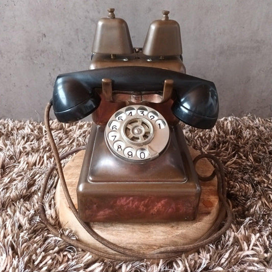 Vintage telefoon met dubbele bel. - Veilingcoach.be