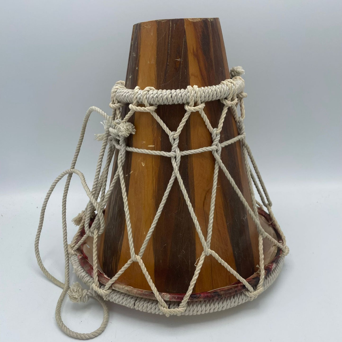 Set van 3 Handgemaakte Djembes | Authentieke Percussie-Instrumenten | Uniek Marmerpatroon