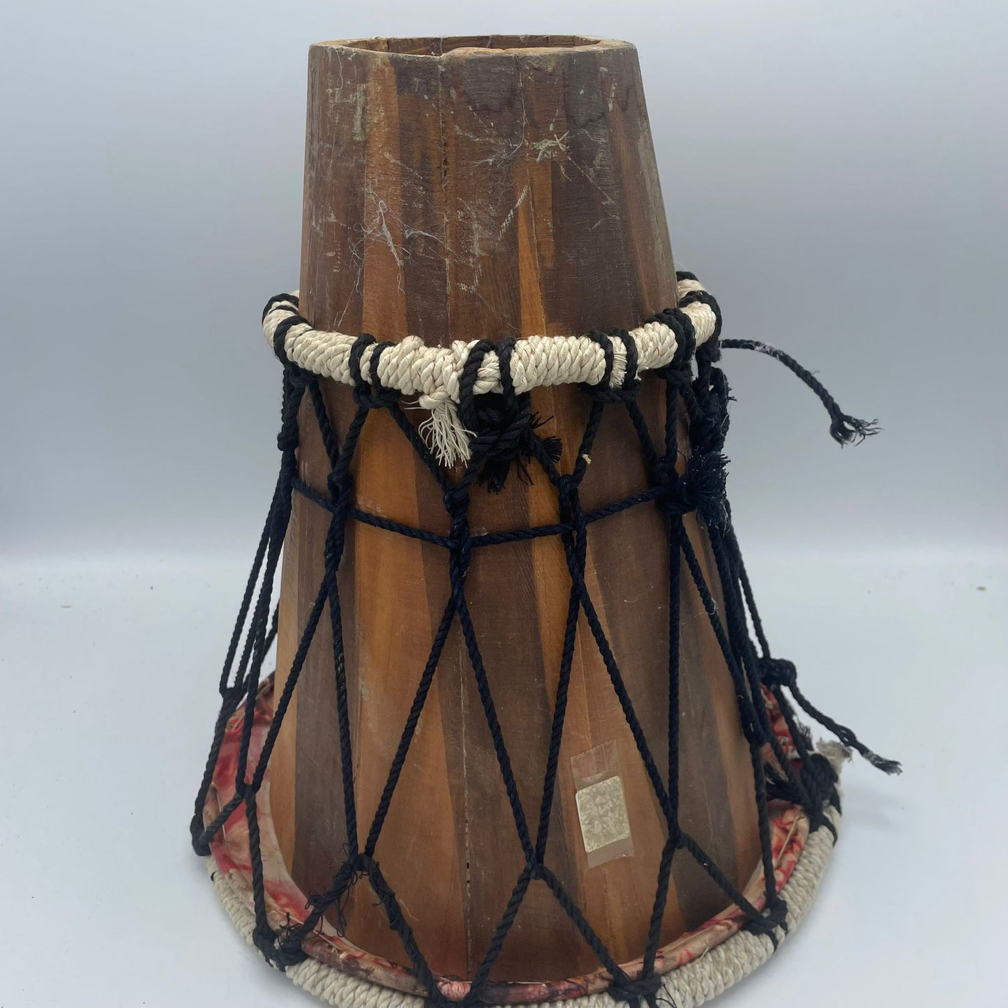 Set van 3 Handgemaakte Djembes | Authentieke Percussie-Instrumenten | Uniek Marmerpatroon