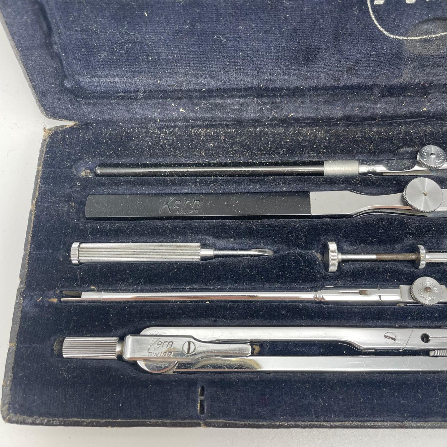 Kern Aarau Tekenset – Zwitserse Vintage Precisie-instrumenten