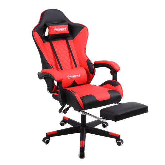 Ergonomische gaming bureaustoel Rood - Veilingcoach.be