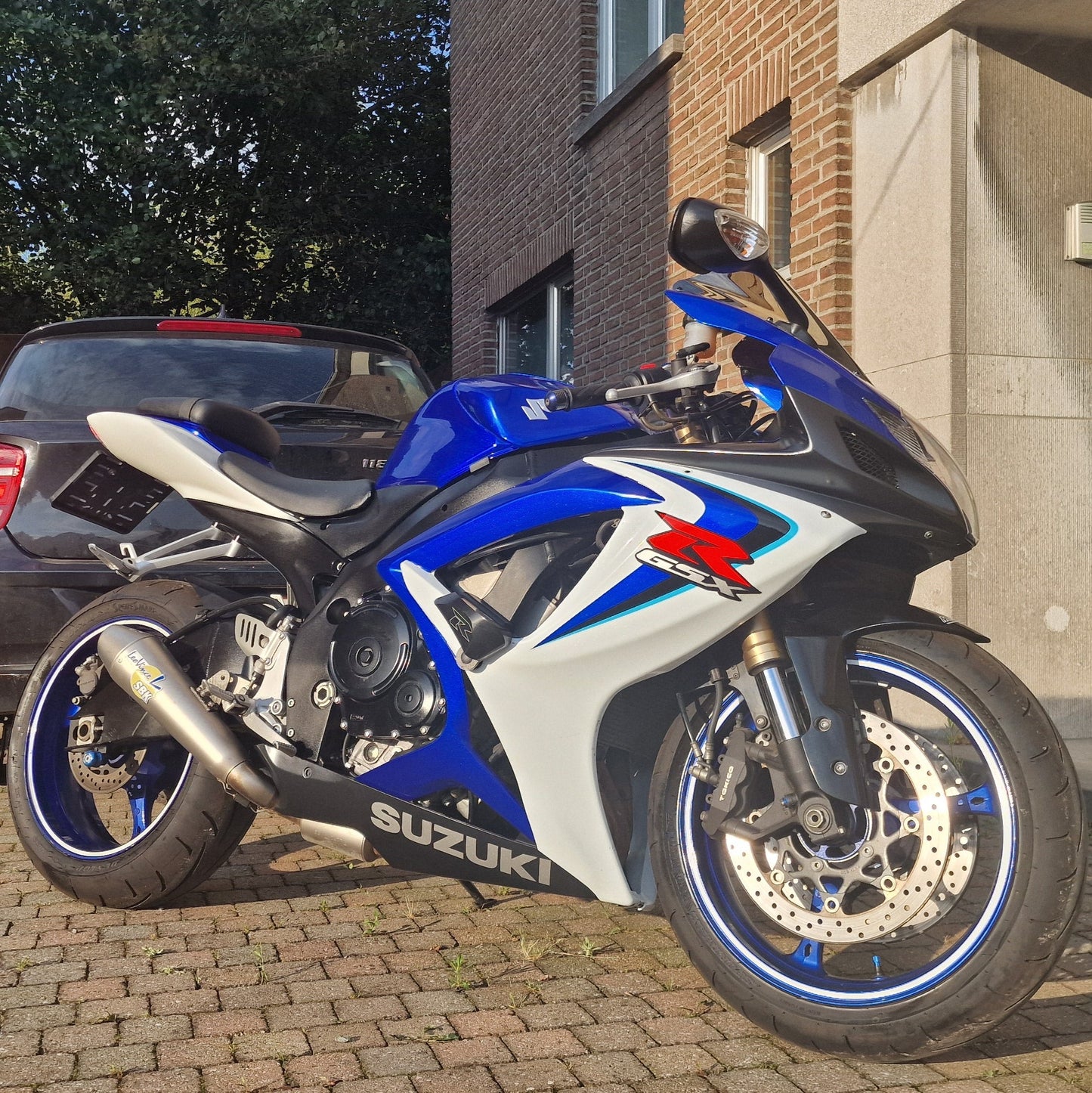 Suzuki GSX-R600 2006 | 599cc | Blauw | Leovince SBK Uitlaat