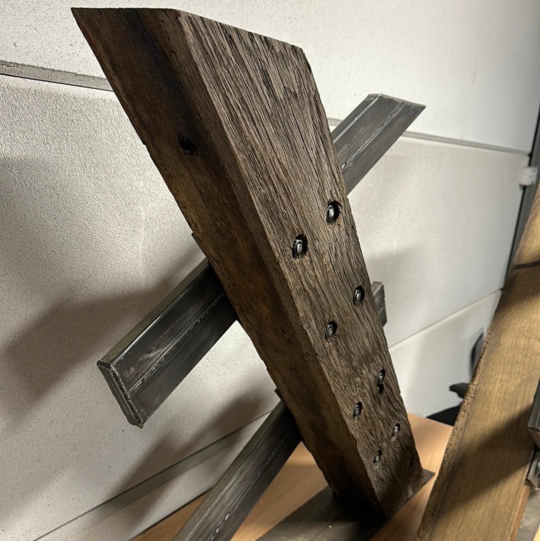 Metalen/ houten tafelpoten - Veilingcoach.be