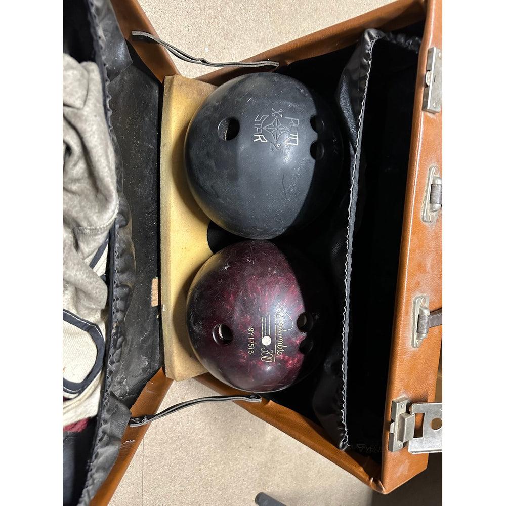Set bowlingballen in draagkoffer - Veilingcoach.be
