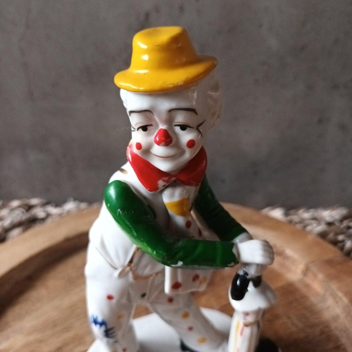 Vintage beeld clown - Veilingcoach.be