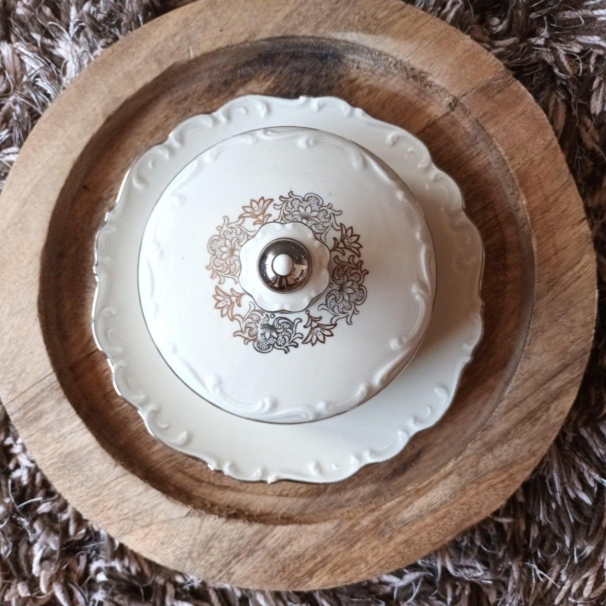 Vintage botervloot - Spenzo servies - Veilingcoach.be