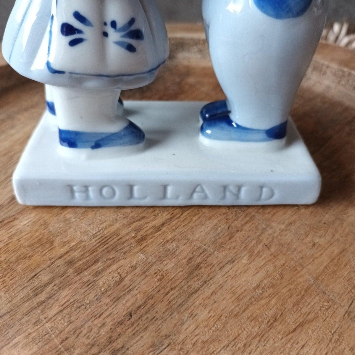 Vintage Delftsblauw beeld van koppel. - Veilingcoach.be