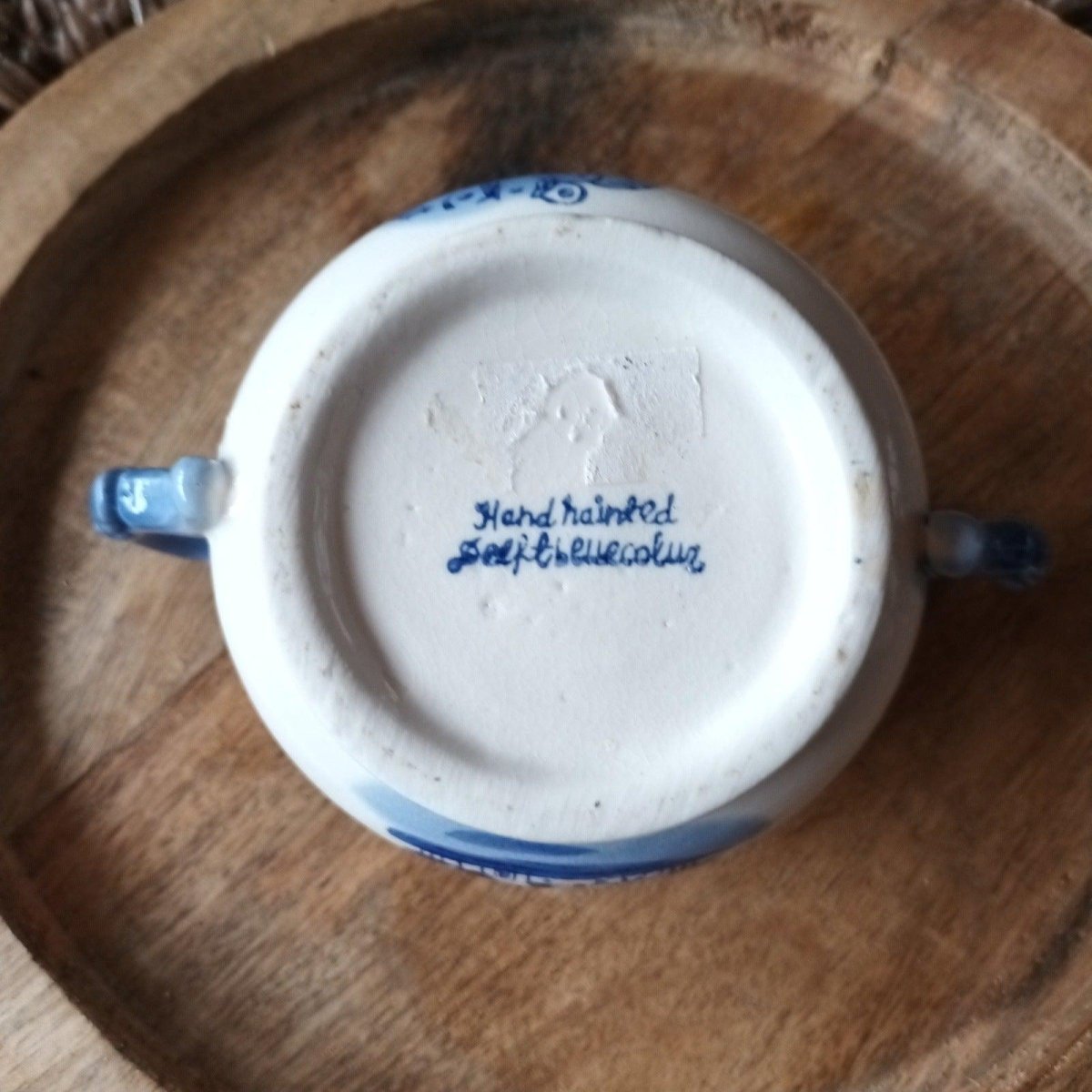 Vintage Delftsblauw suikerpotje. - Veilingcoach.be