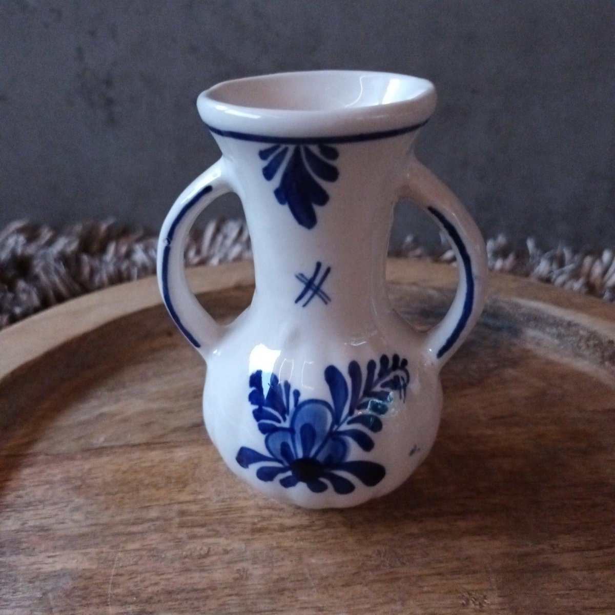 Vintage delftsblauw vaasje. - Veilingcoach.be