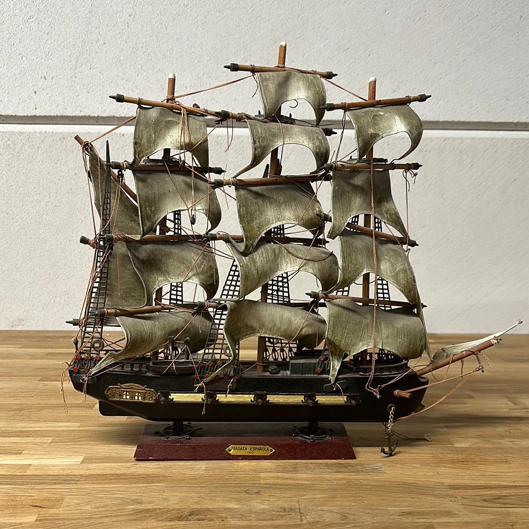 Vintage spaans oorlogsschip Fragata Espanda 1780 - Veilingcoach.be